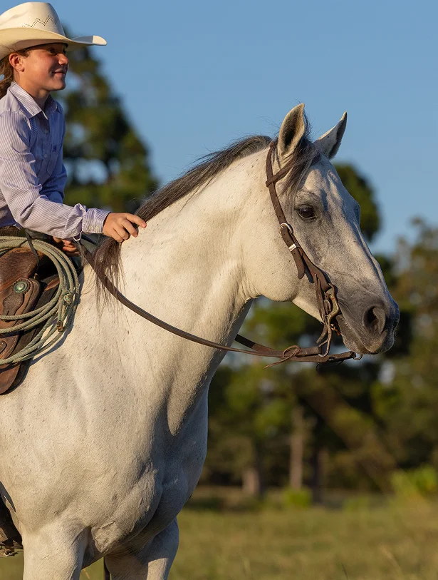 Side view of a rider riding SEVS Judgement Day